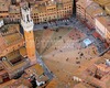 andrea bonfanti ph © vue aérienne de la piazza del Campo à Sienne