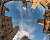 andrea bonfanti ph © piazza Duomo a San Gimignano fish eye